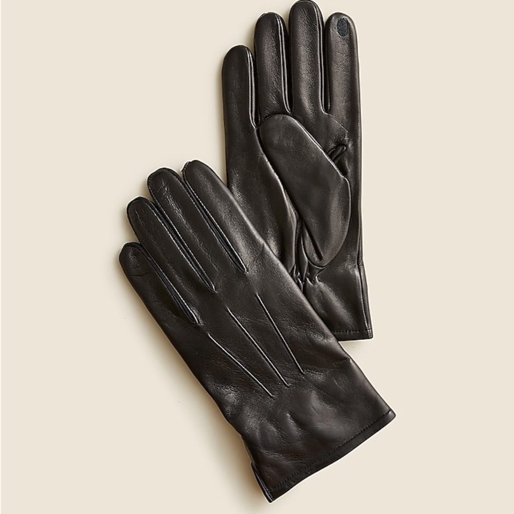 Scoop - Cashmere-lined leather gloves